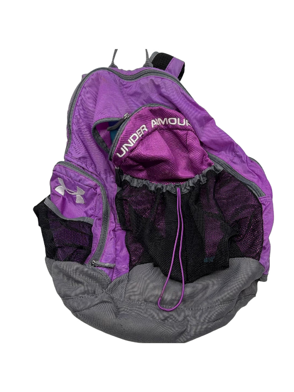 Under Armour Purple Nylon Athletic Backpack